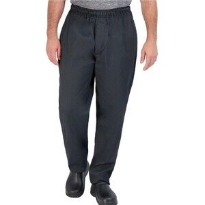 Happy Chef Classic Baggy Chef Pants 3XL Charcoal Executive Stripe New Sealed